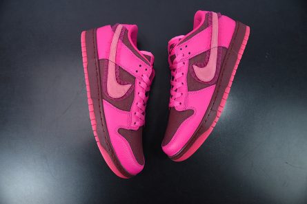 Nike Dunk Low Valentines Day Team Red Pink Prime DQ9324 600 For Sale 2 445x297