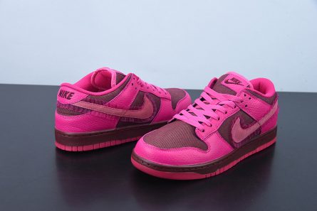 Nike Dunk Low Valentines Day Team Red Pink Prime DQ9324 600 For Sale 3 445x297
