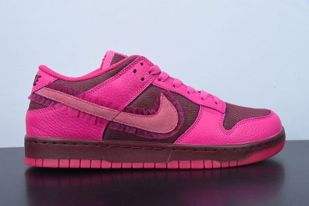 Nike Dunk Low Valentines Day Team Red Pink Prime DQ9324 600 For Sale 445x297