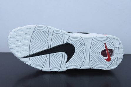 Custom Nike Air More Uptempo White Black For Sale 5 445x297