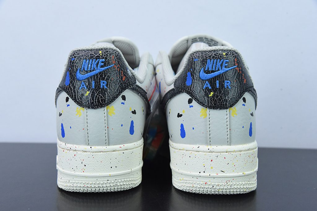 Nike Air Force 1 Low “Paint Splatter” Light Bone/Black-Sail CZ0339-001 ...