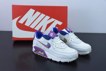 Nike Air Max 90 Easter White Multi Purple Nebula CJ0623 100 For Sale 346x231