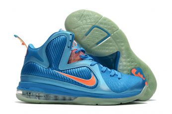 Nike LeBron 9 China Neptune Blue Current Blue Total Orange 346x230