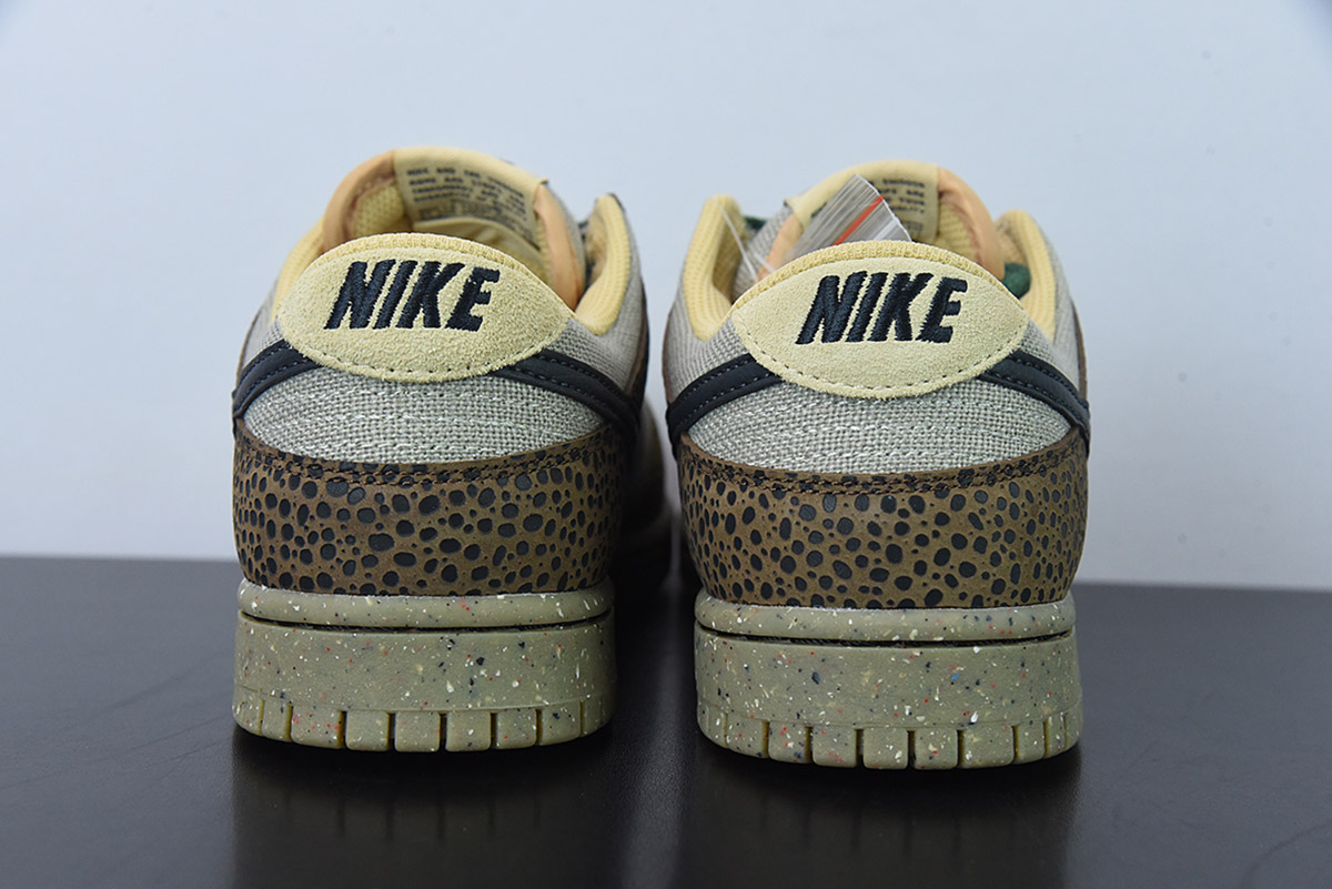 Nike Dunk Low “Safari” Cacao Wow/Off Noir-Green DX2654-200 For 