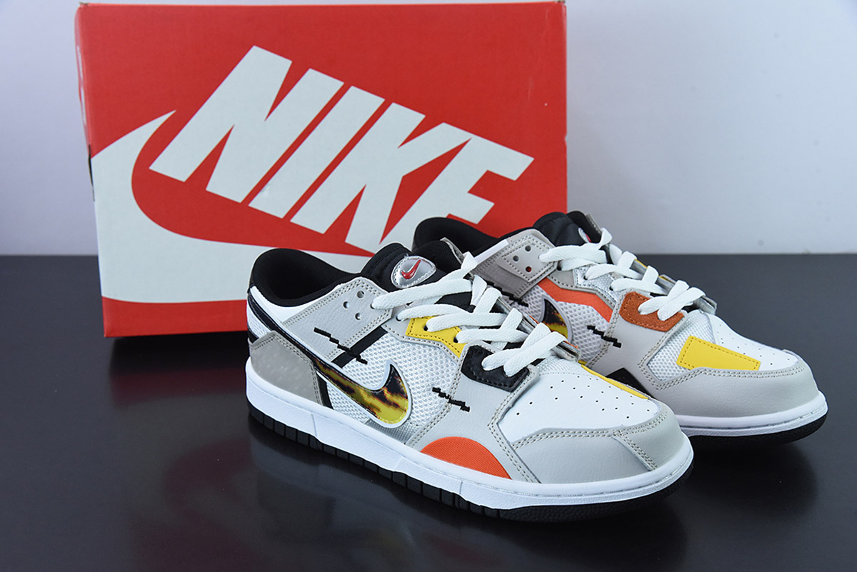101 For Sale – Tra-incShops - official images of the sacai x Nike With the - Dunk Low Scrap Mighty Swooshers DX6058