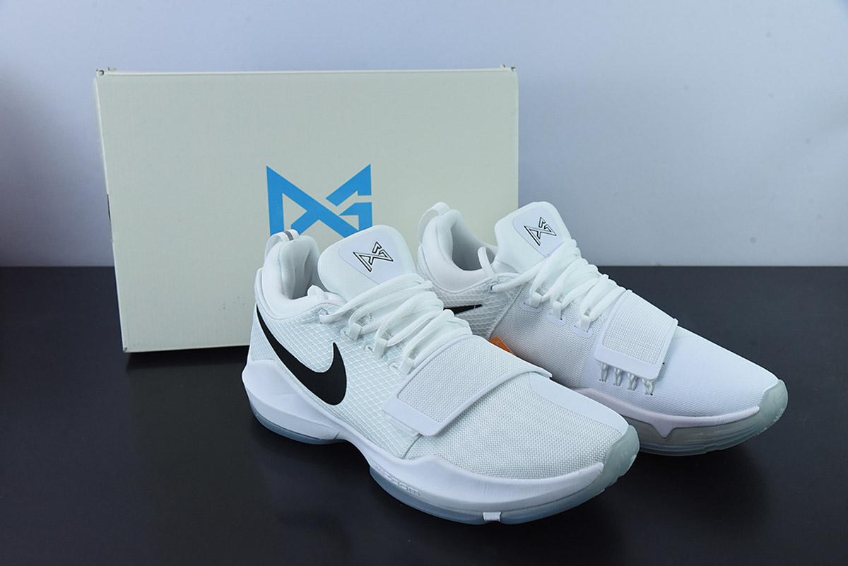 100 For Sale HotelomegaShops - Chrome 878627 - Nike PG 1 Checkmate White/Black nike dunk sb high true your school computer book