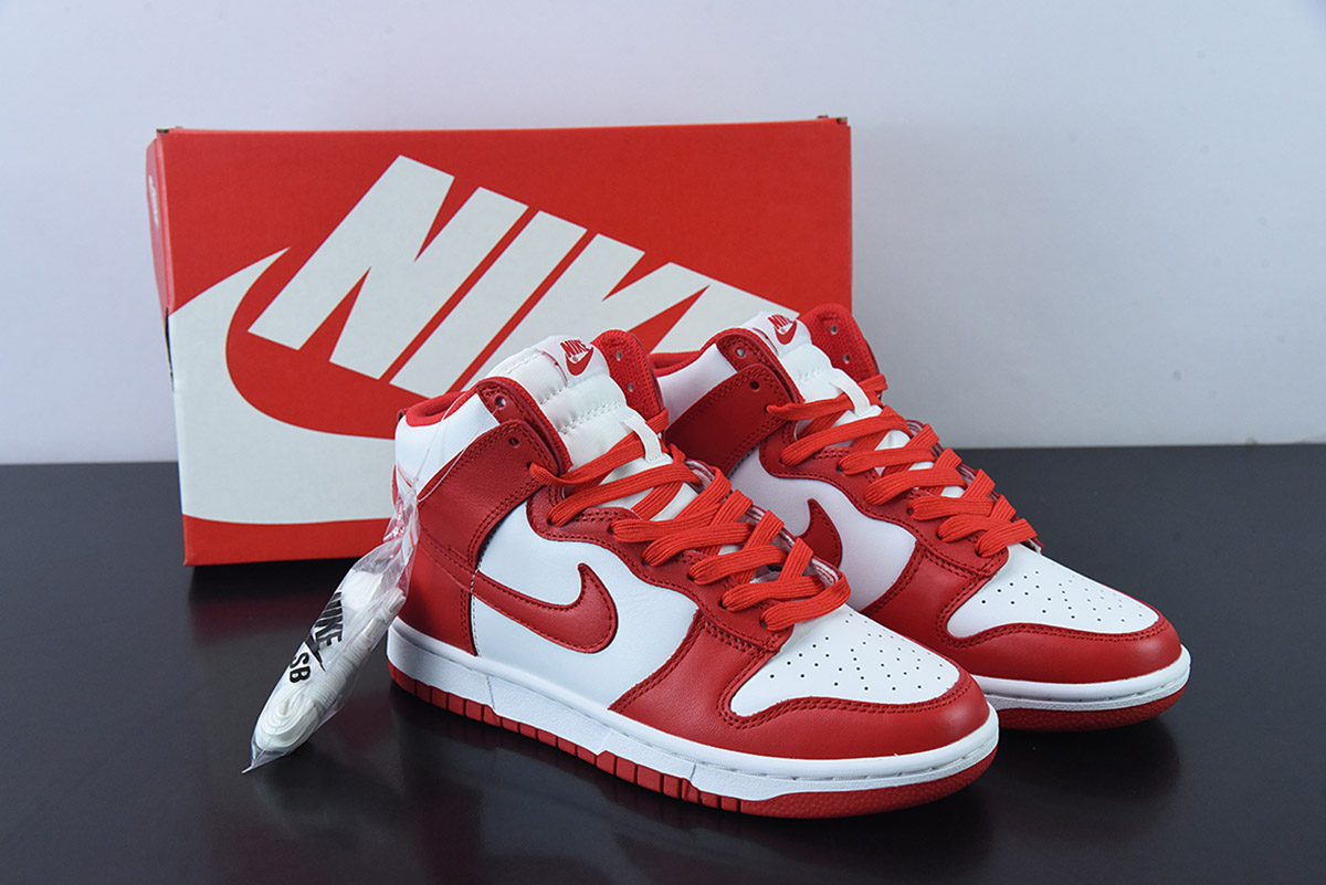 Nike Dunk High Championship White University Red DD1399-106 For Sale