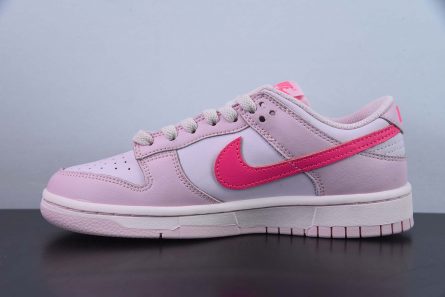 Nike Dunk Low GS Triple Pink DH9765 600 For Sale 2 445x297