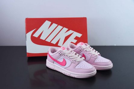 Nike Dunk Low GS Triple Pink DH9765 600 For Sale 445x297