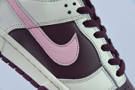 Nike Dunk Low Valentines Day Pale Ivory Medium Soft Pink Night Maroon For Sale 4 445x297