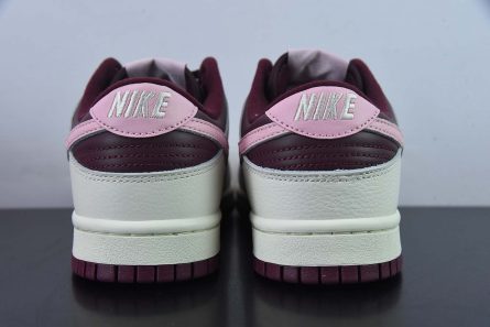 Nike Dunk Low Valentines Day Pale Ivory Medium Soft Pink Night Maroon For Sale 7 445x297