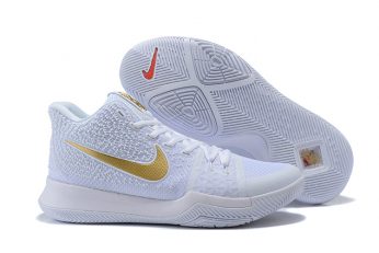 nike Clean Kyrie 3 Christmas White Metallic Gold 852396 902 For Sale 346x231