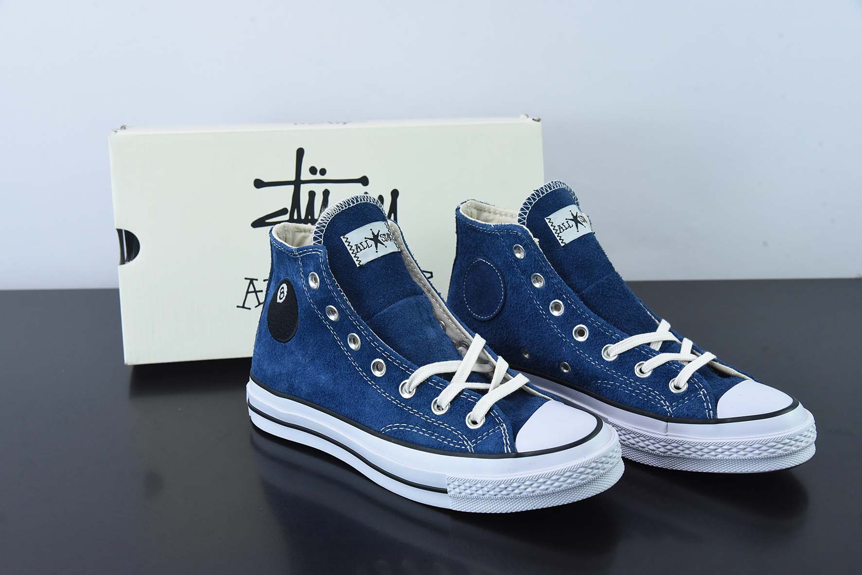 Converse Chuck Taylor Customs - Ball” Sargasso Sea/White/Black A03711C For  Sale – RcjShops - Stussy x Shes also worn sneakers from Snyder Converse and  Adidas “8