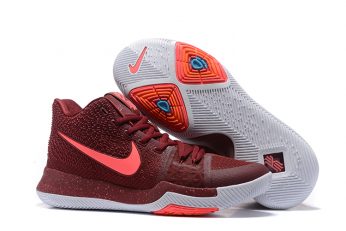 Nike Kyrie 3 Warning Team Red Hot Punch White 852395 681 For Sale 346x231