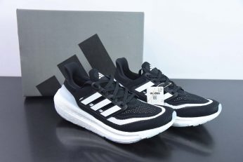 adidas Ultraboost Light Running Shoes Black White HQ6340 346x231