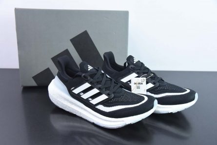adidas Ultraboost Light Running Shoes Black White HQ6340 445x297