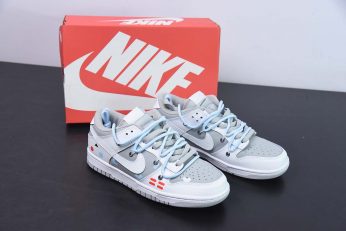 Nike Dunk Low Custom White Cool Grey 346x231