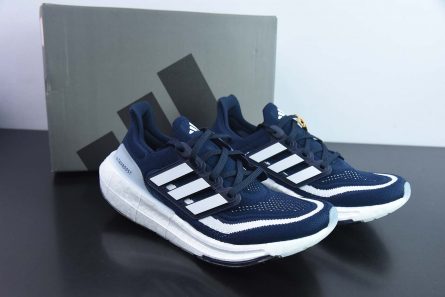 adidas Ultraboost Light Running Shoes Dark Blue White Black HP9203 445x297